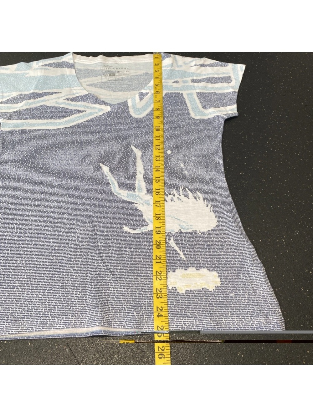 Litographs Women Short Sleeve Med Graphic T-Shirt “Slow Regard Of Silent Things” - Picture 7 of 10